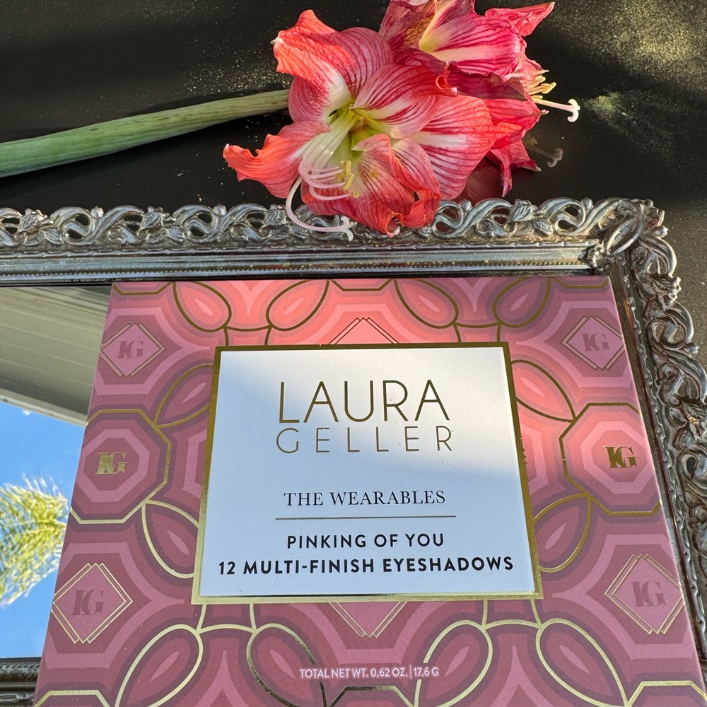 Laura Geller Pink and Gold Decorative 12-Color Eyeshadow Palette